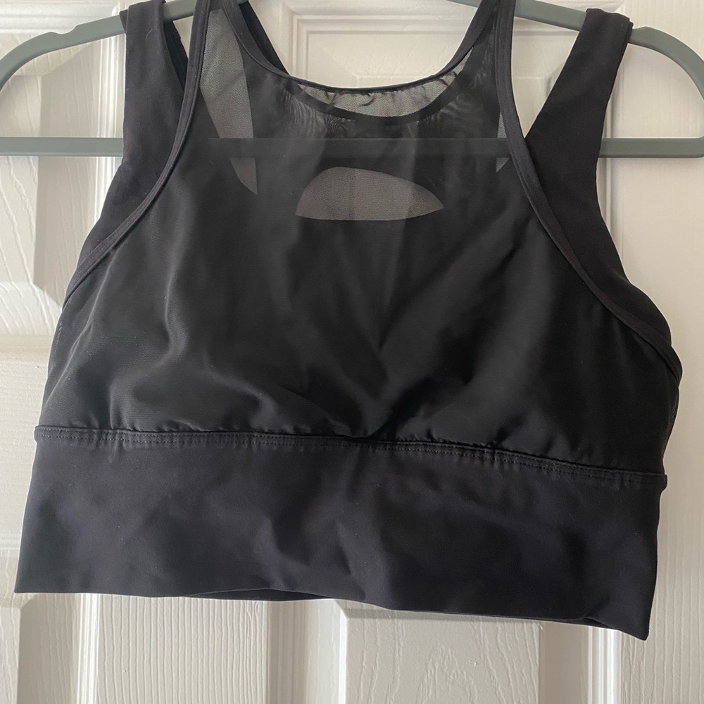 Lululemon black double tap sports bra